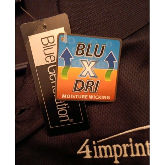 Blue Generation Polo Shirt Mens Large (Dark Blue) 4Imprint - Picture 4 of 7